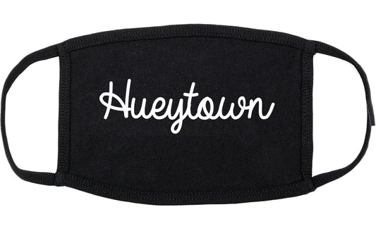 Hueytown Alabama AL Script Cotton Face Mask Black