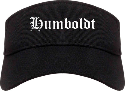 Humboldt Tennessee TN Old English Mens Visor Cap Hat Black