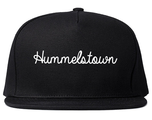 Hummelstown Pennsylvania PA Script Mens Snapback Hat Black