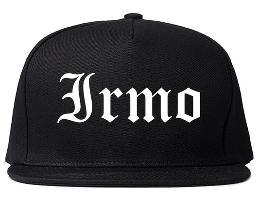 Irmo South Carolina SC Old English Mens Snapback Hat Black