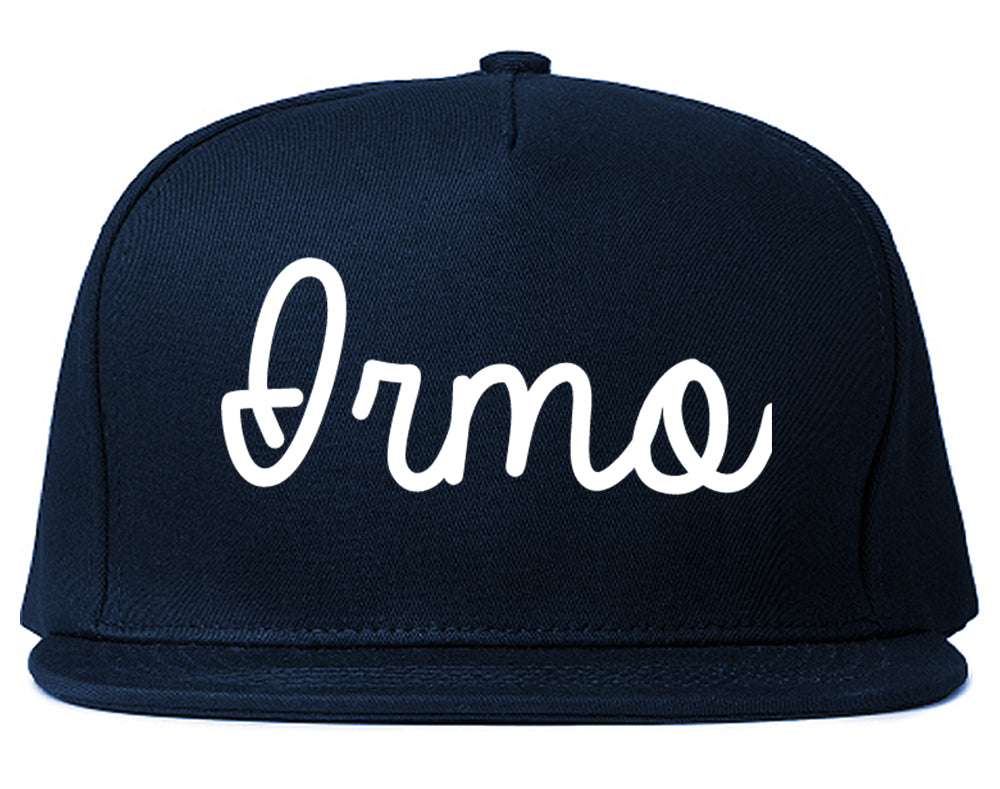 Irmo South Carolina SC Script Mens Snapback Hat Navy Blue