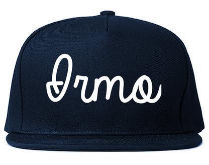 Irmo South Carolina SC Script Mens Snapback Hat Navy Blue