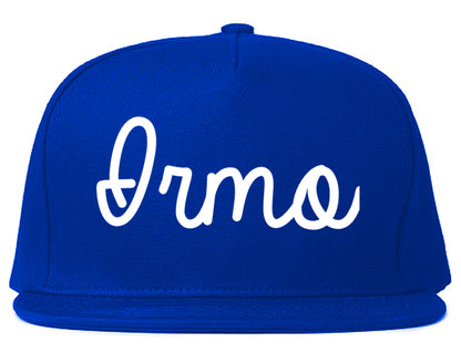 Irmo South Carolina SC Script Mens Snapback Hat Royal Blue