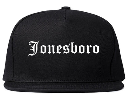 Jonesboro Arkansas AR Old English Mens Snapback Hat Black