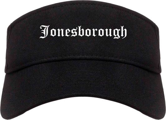 Jonesborough Tennessee TN Old English Mens Visor Cap Hat Black