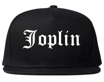 Joplin Missouri MO Old English Mens Snapback Hat Black