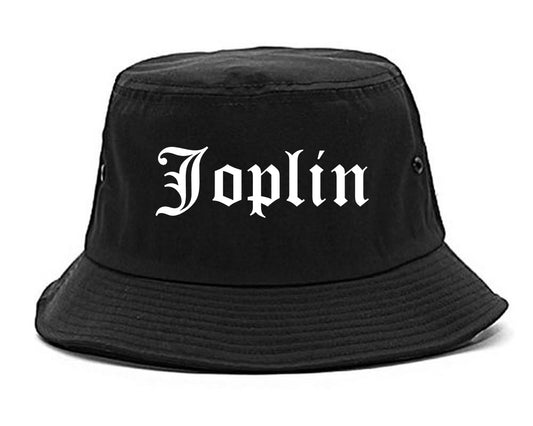 Joplin Missouri MO Old English Mens Bucket Hat Black