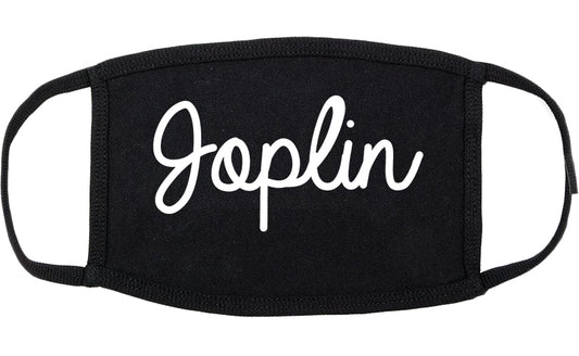 Joplin Missouri MO Script Cotton Face Mask Black