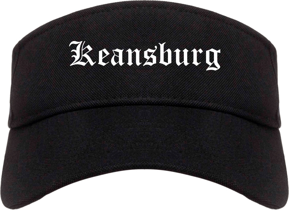 Keansburg New Jersey NJ Old English Mens Visor Cap Hat Black