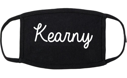 Kearny New Jersey NJ Script Cotton Face Mask Black