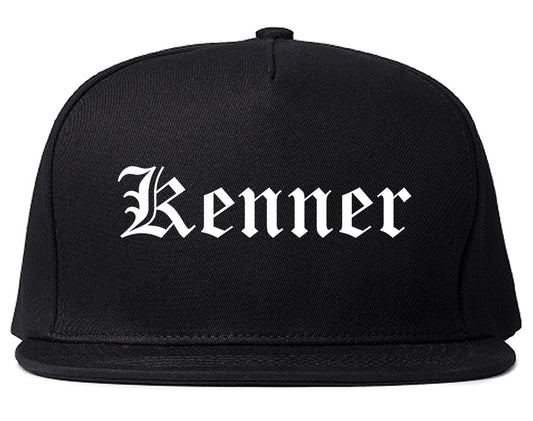 Kenner Louisiana LA Old English Mens Snapback Hat Black