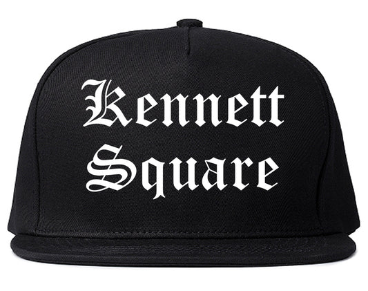 Kennett Square Pennsylvania PA Old English Mens Snapback Hat Black