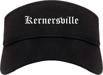 Kernersville North Carolina NC Old English Mens Visor Cap Hat Black