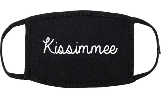 Kissimmee Florida FL Script Cotton Face Mask Black