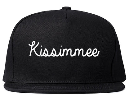 Kissimmee Florida FL Script Mens Snapback Hat Black