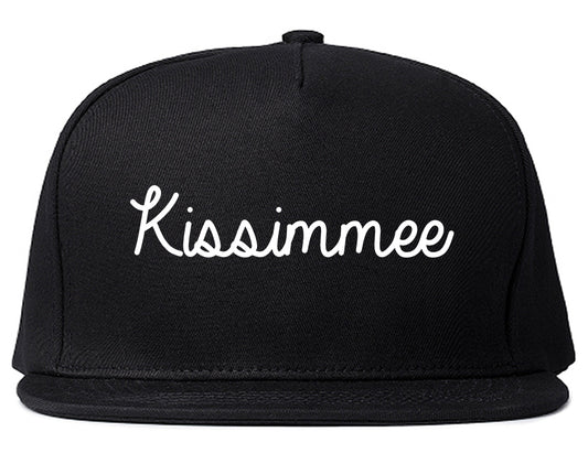 Kissimmee Florida FL Script Mens Snapback Hat Black