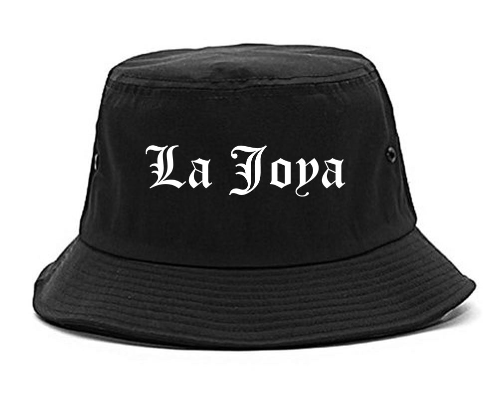 La Joya Texas TX Old English Mens Bucket Hat Black