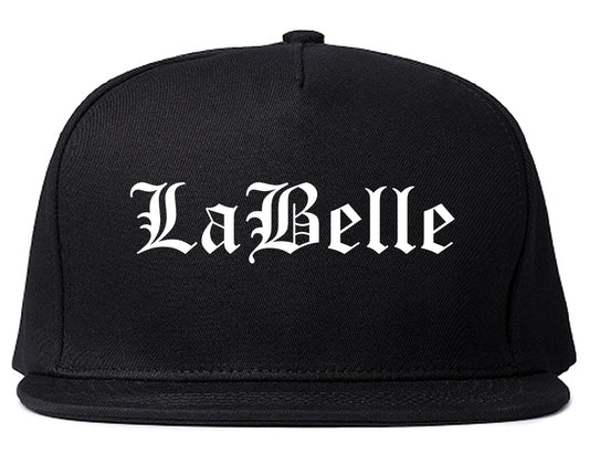 LaBelle Florida FL Old English Mens Snapback Hat Black