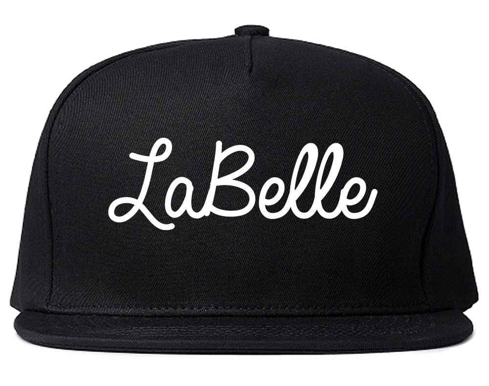 LaBelle Florida FL Script Mens Snapback Hat Black