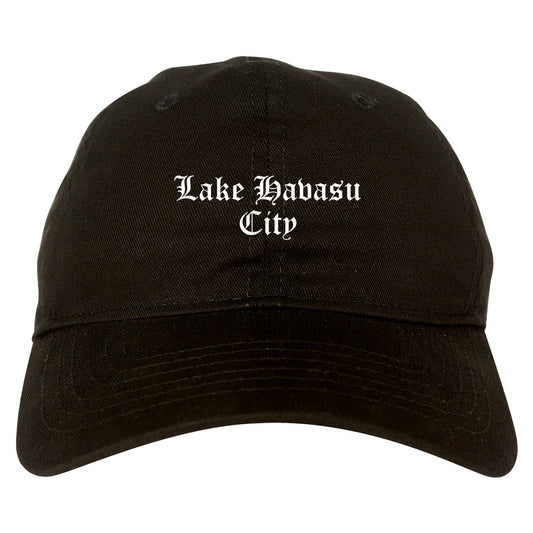 Lake Havasu City Arizona AZ Old English Mens Dad Hat Baseball Cap Black