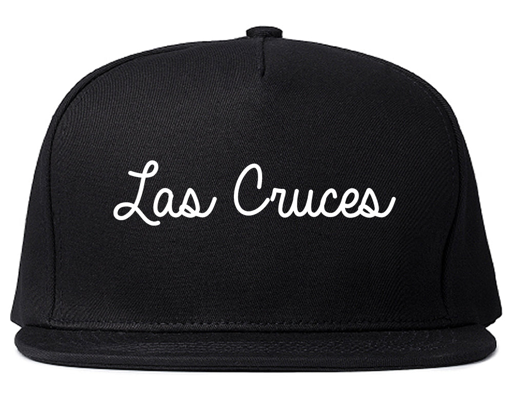Las Cruces New Mexico NM Script Mens Snapback Hat Black