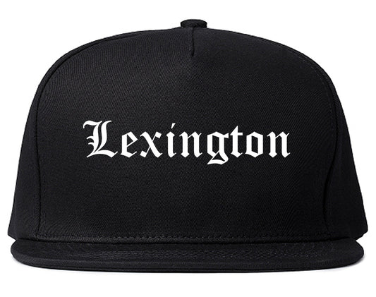 Lexington Kentucky KY Old English Mens Snapback Hat Black