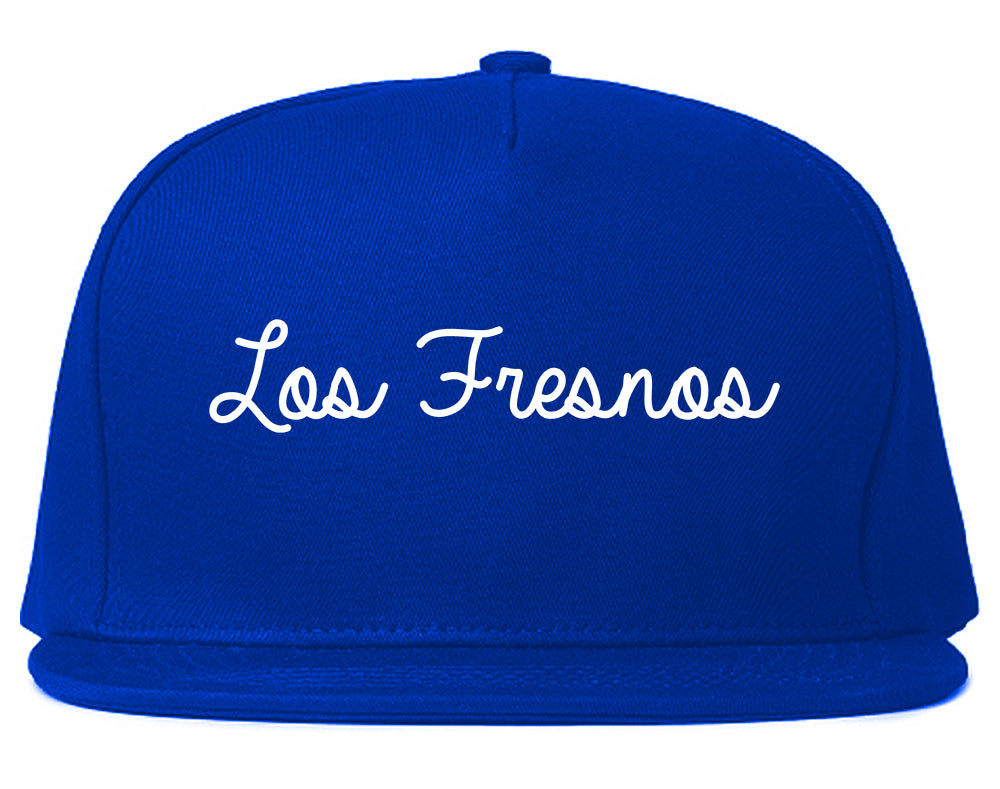 Los Fresnos Texas TX Script Mens Snapback Hat Royal Blue