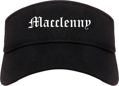 Macclenny Florida FL Old English Mens Visor Cap Hat Black