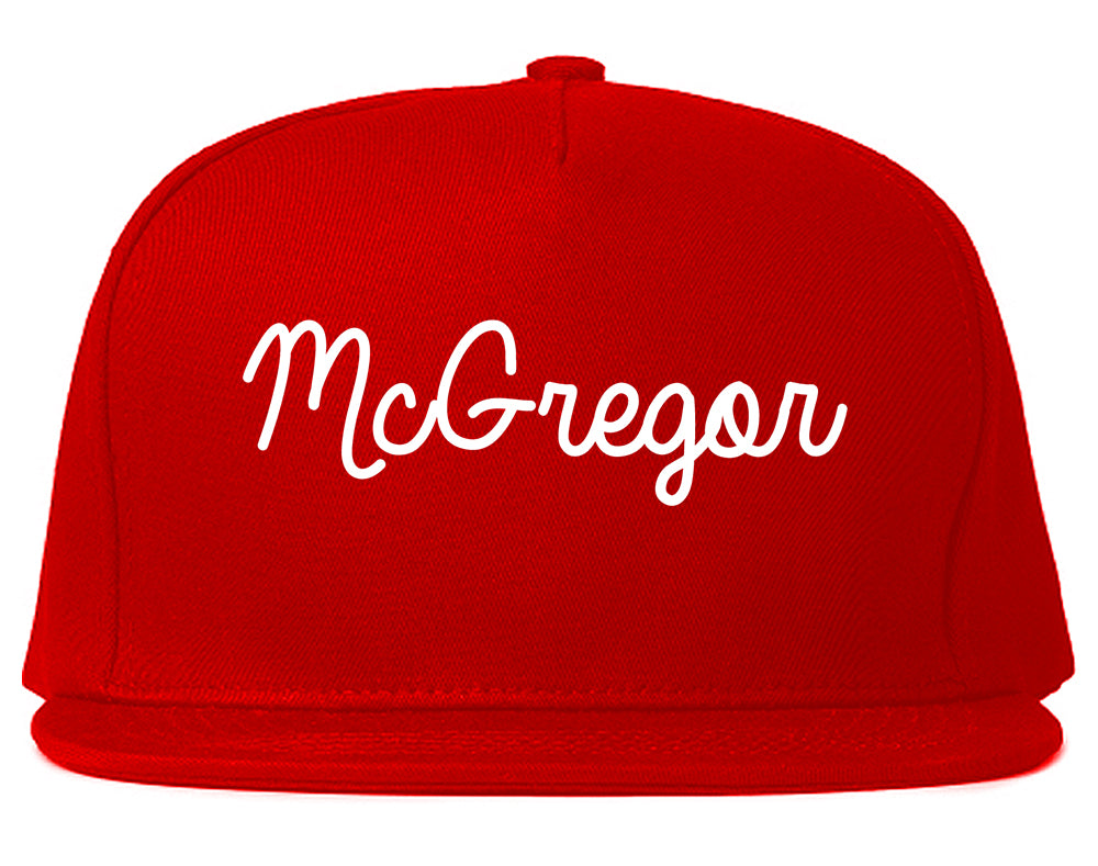 mcgregor gear McGregor Texas TX Script Mens Snapback Hat – Urban Gear