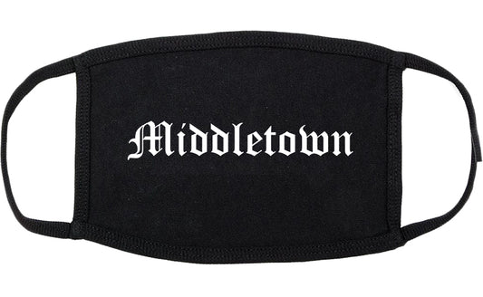 Middletown Kentucky KY Old English Cotton Face Mask Black
