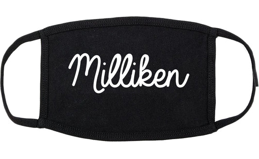 Milliken Colorado CO Script Cotton Face Mask Black