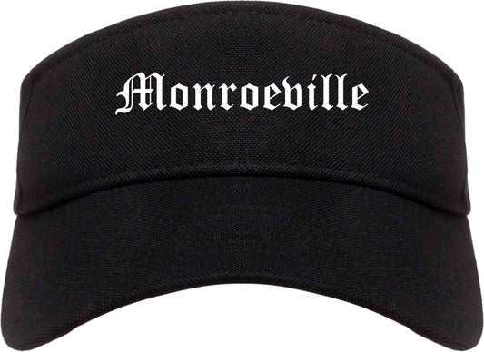 Monroeville Pennsylvania PA Old English Mens Visor Cap Hat Black
