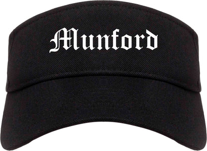 Munford Tennessee TN Old English Mens Visor Cap Hat Black