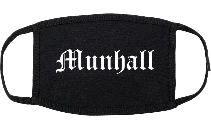 Munhall Pennsylvania PA Old English Cotton Face Mask Black