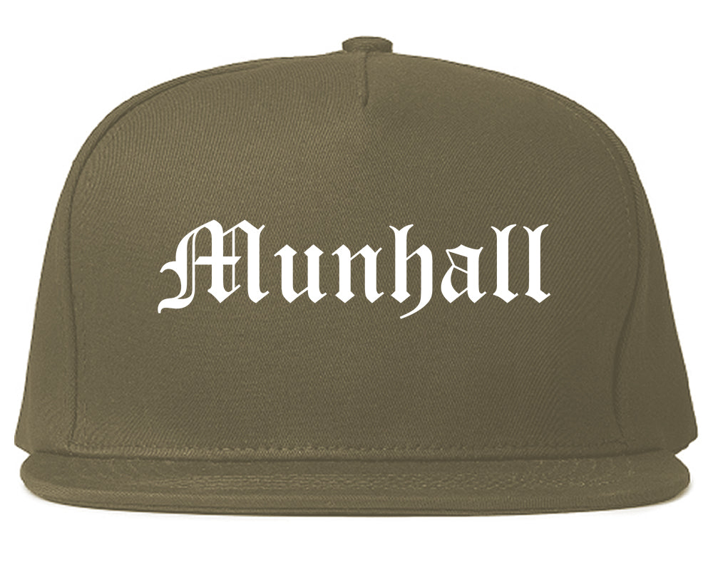 Munhall Pennsylvania PA Old English Mens Snapback Hat Grey