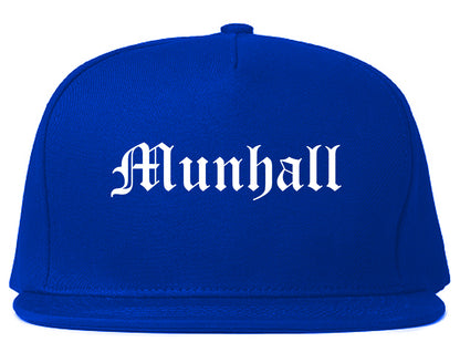 Munhall Pennsylvania PA Old English Mens Snapback Hat Royal Blue