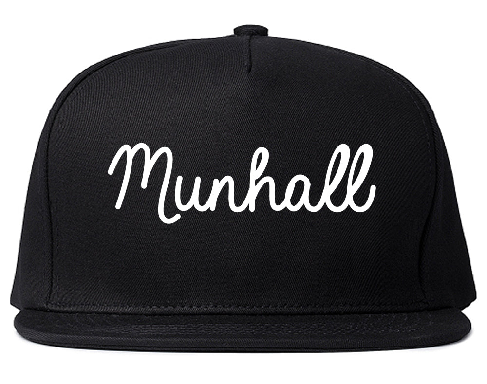 Munhall Pennsylvania PA Script Mens Snapback Hat Black