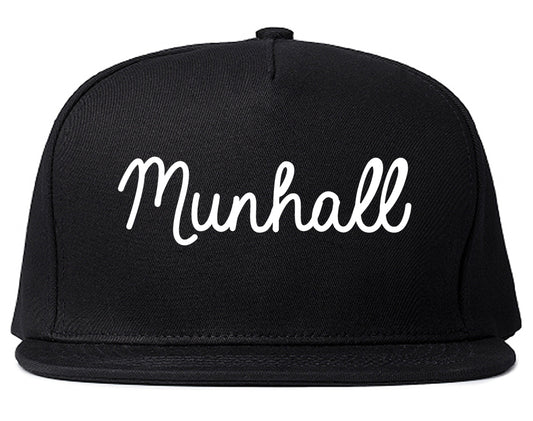 Munhall Pennsylvania PA Script Mens Snapback Hat Black