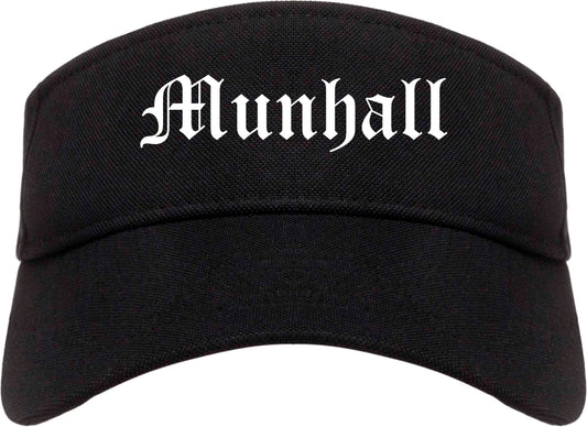Munhall Pennsylvania PA Old English Mens Visor Cap Hat Black