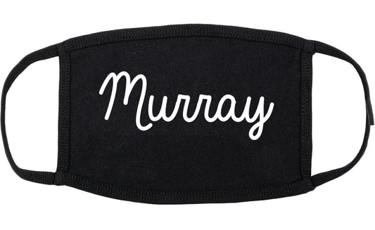 Murray Kentucky KY Script Cotton Face Mask Black
