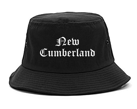 New Cumberland Pennsylvania PA Old English Mens Bucket Hat Black