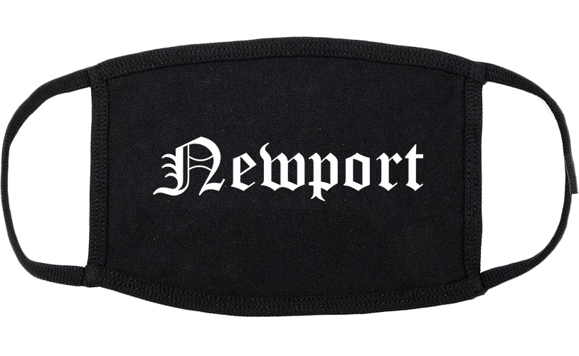 Newport Tennessee TN Old English Cotton Face Mask Black