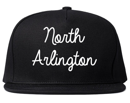 North Arlington New Jersey NJ Script Mens Snapback Hat Black