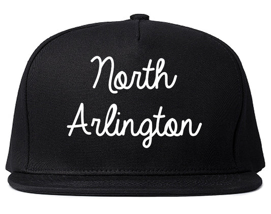 North Arlington New Jersey NJ Script Mens Snapback Hat Black