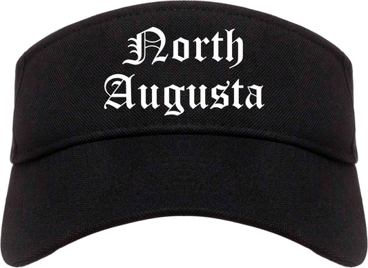 North Augusta South Carolina SC Old English Mens Visor Cap Hat Black