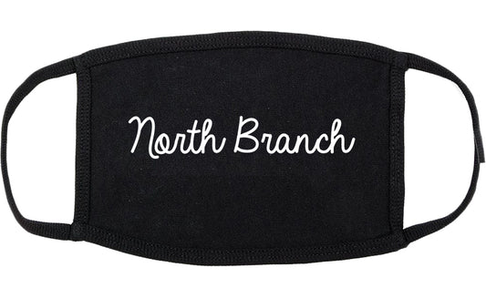 North Branch Minnesota MN Script Cotton Face Mask Black