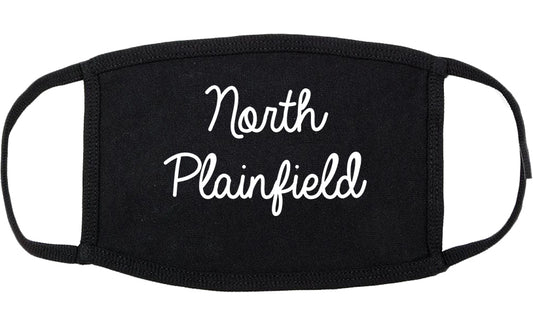 North Plainfield New Jersey NJ Script Cotton Face Mask Black