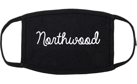 Northwood Ohio OH Script Cotton Face Mask Black
