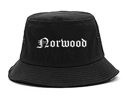 Norwood Pennsylvania PA Old English Mens Bucket Hat Black
