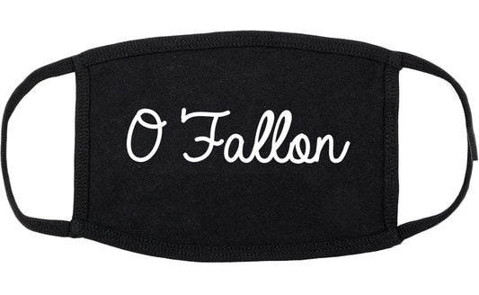 O'Fallon Missouri MO Script Cotton Face Mask Black